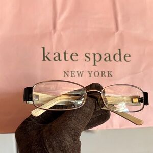 Kate Spade Black and Cream Eyewear